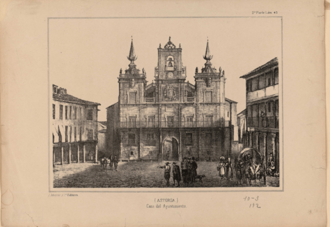 Casa del Ayuntamiento.1886. Monros y Cª Editores.Copyright Biblioteca Nacional