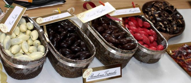 muestra chocolate