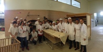 Alumnos del grado de Panadería y Pastelería del IES Astorga