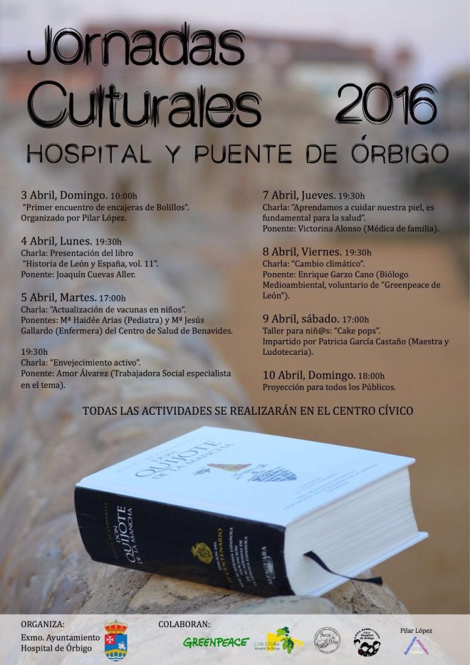 Cartel Jornadas Culturales Hospital 2016-2
