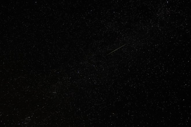 Las Perseidas en la Cepeda. / C. SÁNCHEZ