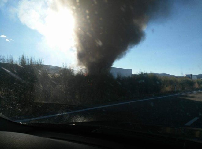incendio camión A-6