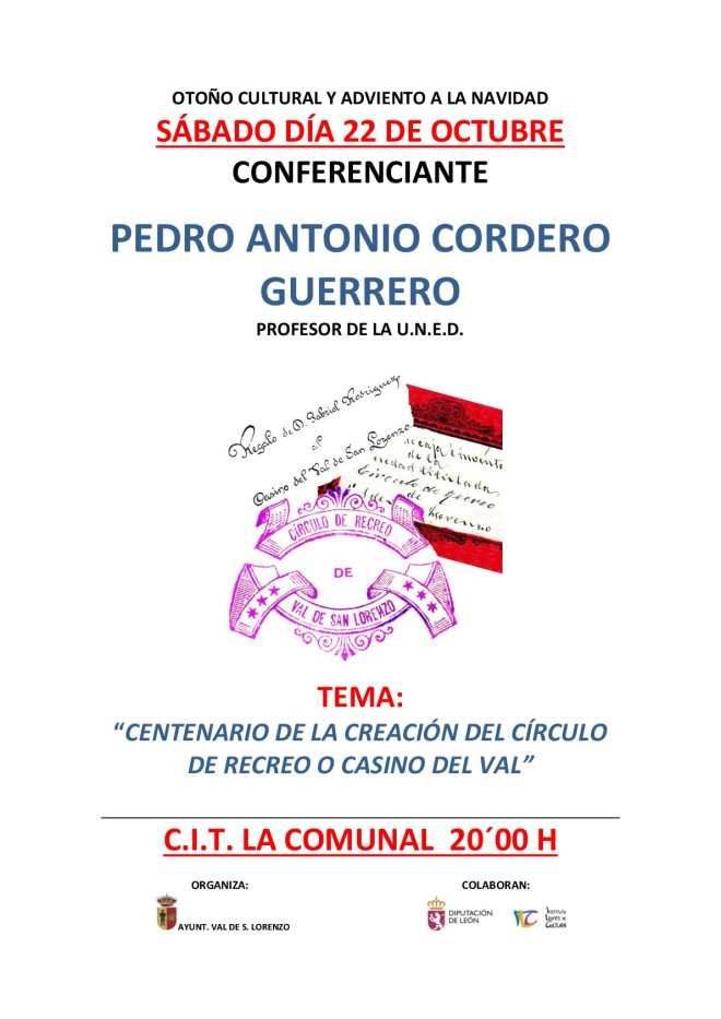 conferencia Pedro Antonio Cordero