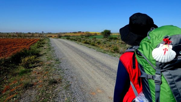 Peregrino en el Camino de Santiago. / DA