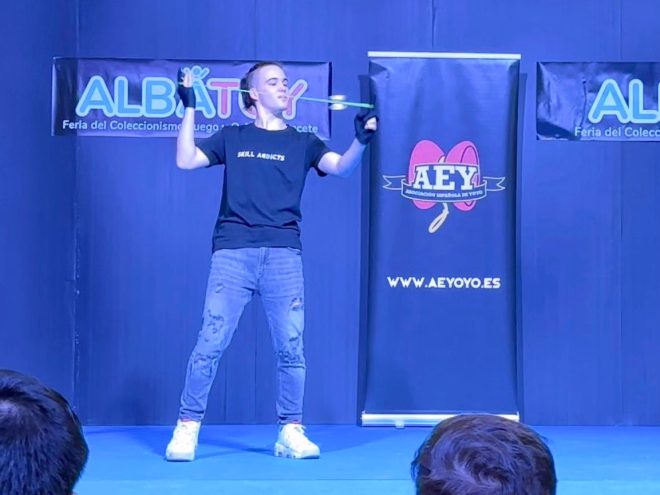 Héctor Fidalgo, subcampeón de España de yoyó