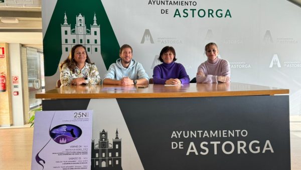Presentación de los actos del 25-N organizados por el Ayuntamiento de Astorga