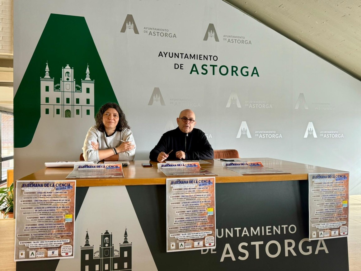 Presentación de la Semana de la Ciencia en Astorga. / DA