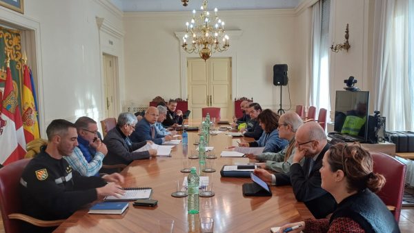 Comisión de Coordinación presidida por el subdelegado del Gobierno, Faustino Sánchez. / Subdelegación del Gobierno de España en León