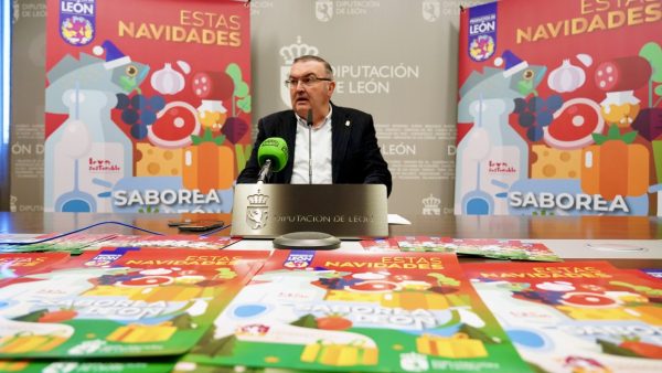 El vicepresidente de la Diputación de León, Roberto Aller, informa de próximas actuaciones de la marca Productos de León