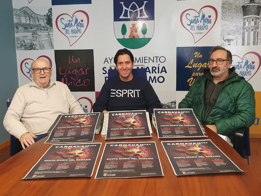 Presentación de la programación de carnaval de Santa María del Páramo
