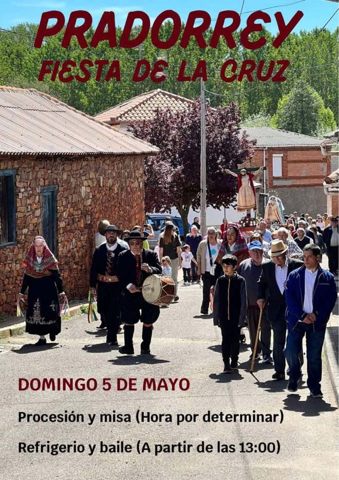 Cartel Fiesta de la Cruz en Pradorrey