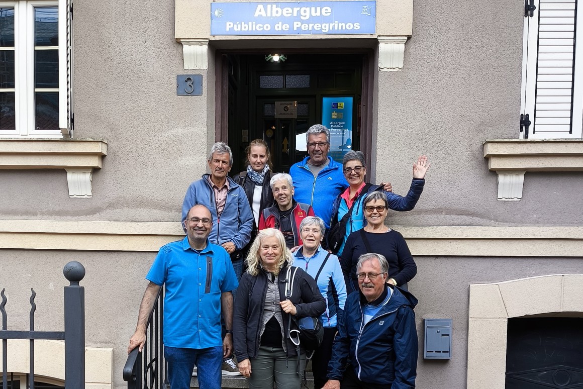 Visitantes italianos en Astorga