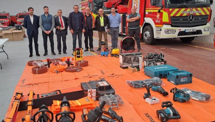 El Sepeis recibe cinco lotes de material de equipamiento e intervención valorado en 627.000 euros