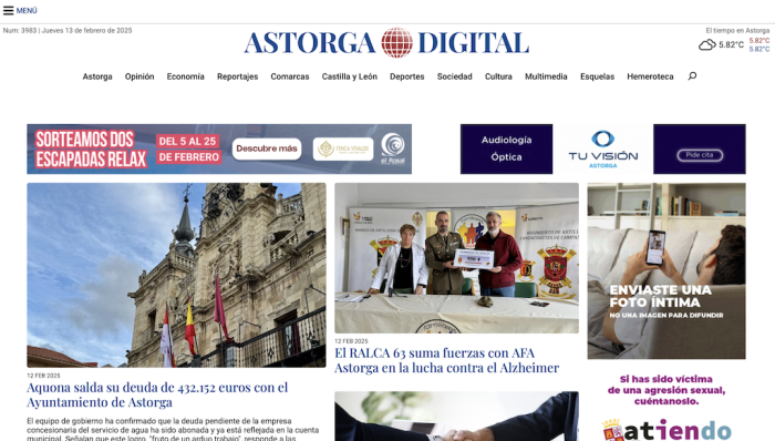 Astorga Digital consolida sus audiencias durante 2024
