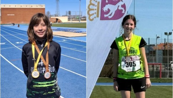 Erik González y Alejandra Barros, medallistas en el Campeonato Provincial Escolar de atletismo