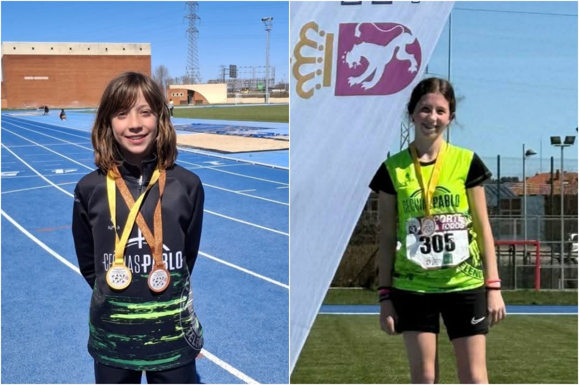 Erik González y Alejandra Barros, medallistas en el Campeonato Provincial Escolar de atletismo