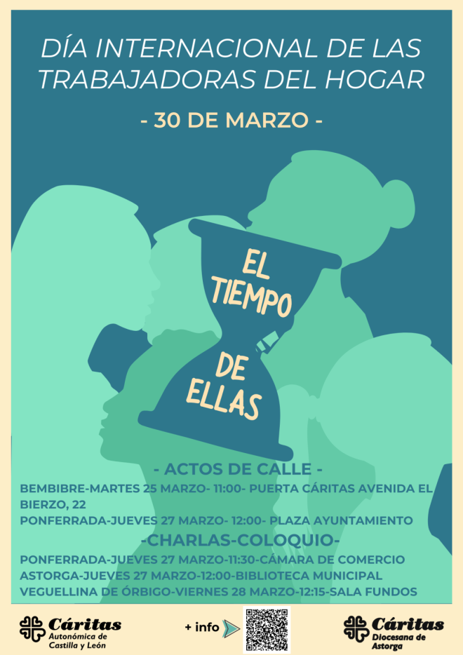 Cartel TTHH actos Cáritas