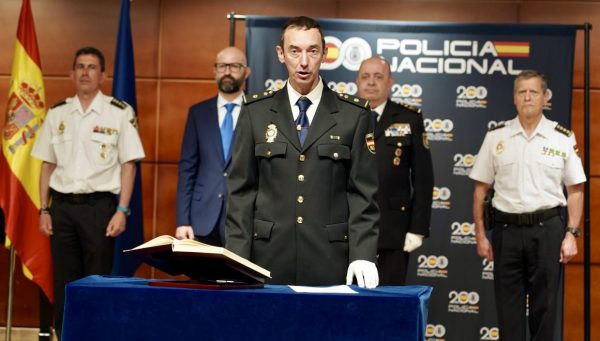 Toma de posesión del nuevo inspector jefe de la Comisaría Local de Astorga, Francisco Javier Martín García