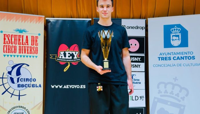 El astorgano Héctor Fidalgo suma su tercer Campeonato de España de yoyó consecutivo